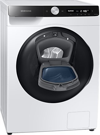 Lavatriçe-tharëse Samsung WD5500T, frontale, bardh e zi