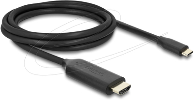Kabllo Delock USB Type-C në HDMI, 8K 60Hz HDR, 2 m, i zi