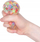 Lodër antistres Scrunchems Tutti Frutti Squish Ball, top i butë, me konfeti frutash, shumëngjyrësh