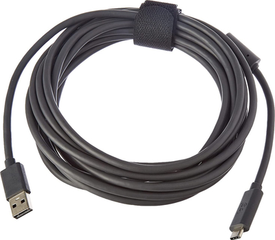 Kabllo USB Logitech 993-001391, USB A në USB C, 5 m, e zezë