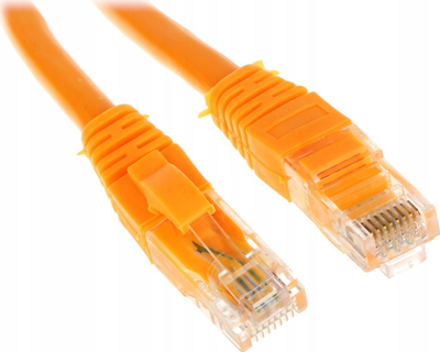 Kabllo rrjeti Level CAT6 UTP RJ45-RJ45, 0.5m, portokalli