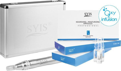 Pajisje microneedling Syis Microneedle Pen 05, me dhe pa kabllo, 2.5mm, ngjyrë argjendi