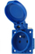 Prizë paneli PCE 1040 0b, 10/16A 2P+E 230V, IP54, blu