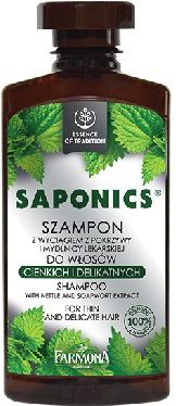 Shampo për flokë të hollë Farmona Saponics, 300 ml