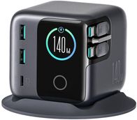 Karikues tavoline Joyroom Podix JR-TRD01, 140W GaN, 5 porta USB, gri i errët