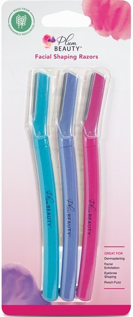Brisqe për fytyrë PalmBeauty Facial Shaping Razors, 3 copë
