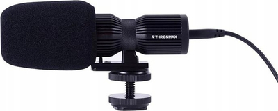 Mikrofon Thronmax TM C1 Streaming Shotgun, USB, për PC, i zi