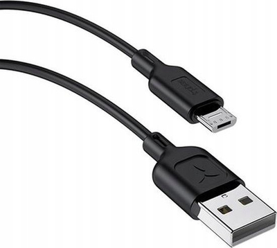 Kabllo kariku T-phox Fast, Micro USB, 1.2m, 3A, e zezë