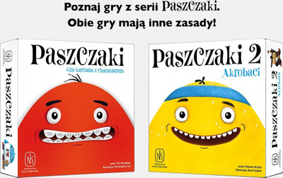 Lojë me letra Nasza Księgarnia Paszczaki 2 Acrobatics, për familje, për 2–6 lojtarë, me shumë ngjyra