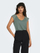 Bluzë ONLY ONLPETRA Slim Fit 15315803 Chinois Green