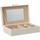 Kuti bizhuterish Home Styling Collection Jewelry Box, 25x15 cm, e bardhë