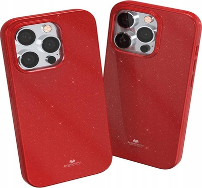 Futrollë Mercury Jelly për iPhone 15 Pro 6.1", TPU, e kuqe