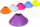 Disqe trajnimi Yakimasport Islands Cones Caps Mushrooms, set 10 copë, diametër 20 cm, shumëngjyrëshe