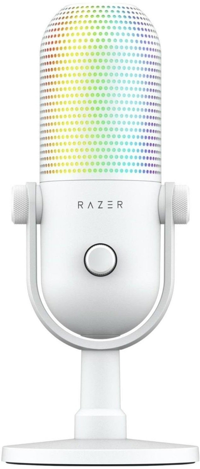 Mikrofon Razer Seiren V3 Chroma, USB, kondensator superkardioid, i bardhë