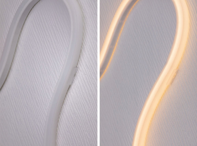 Shirit LED Paulmann MaxLED Flow Basic, 3m, dritë e ngrohtë, i bardhë