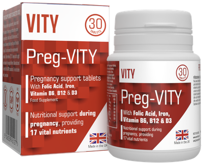 Vitamin për shtatëzëna VITY, 30 tableta