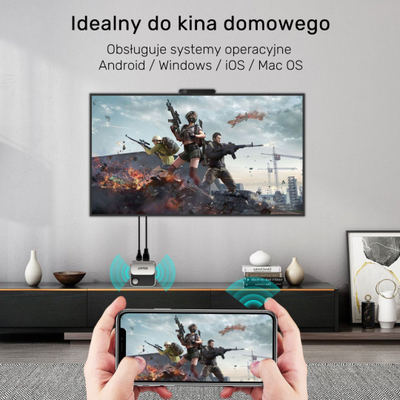 Transmetues wireless HDMI Unitek 4K, 60 Hz, Wi‑Fi, i zi