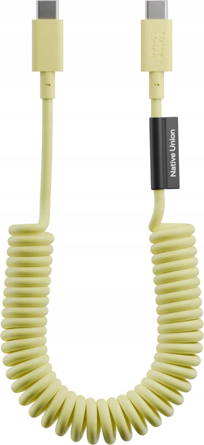 Kabllo USB C Native Union POP Cable, 1.2m, 60W PD, e verdhë lemon