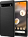 Mbrojtëse telefoni Spigen Liquid Air për Google Pixel 6a, TPU fleksibël, antirrëshqitëse, e zezë mat