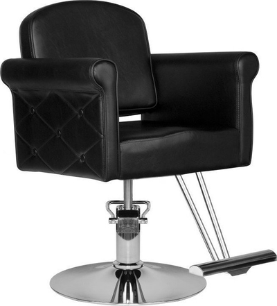 Karrige berberi Activeshop Hair System HS69, lëkurë ekologjike, e zezë