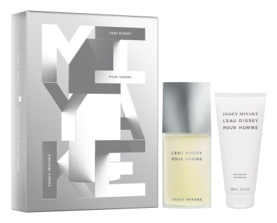 Set Issey Miyake L´Eau D´Issey Pour Homme,  EDT 75 ml + Xhel dushi 100 ml