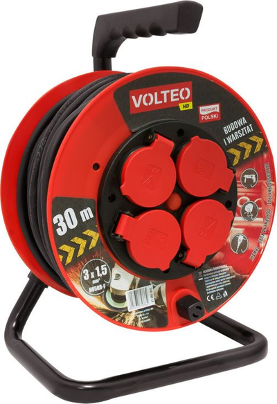 Volteo Тежок Продолжителен Кабел на Бубен, 40 м