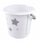 Кофа за чистење Keeeper Ilvie Stars, 10L, пластика, бела со принт