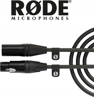 Kabllo audio Rode XLR, 3m, e zezë