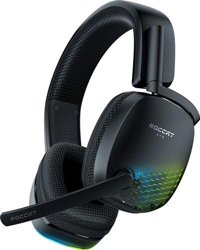 Гејминг слушалки Roccat Syn Pro Air, безжични, 3D аудио, RGB, црни