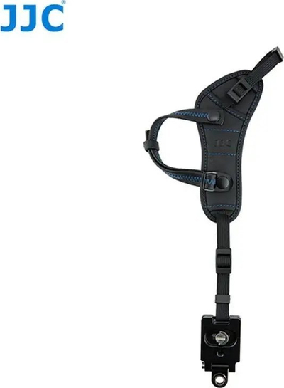 Rrip dore për kamerë JJC HS-PRO1M, pllakë Arca Swiss, i zi me detaje blu