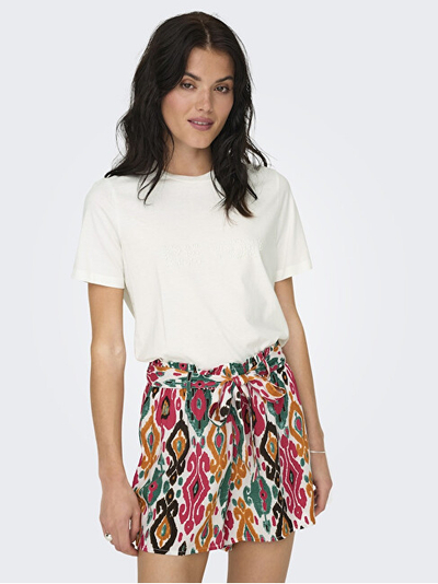 T-shirt për femra JDYMOLLY Regular Fit 15311675, ngjyrë Cloud Dancer