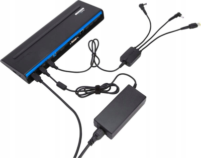 Kabllo karikimi Targus ACC1009EUX, 3 porta DC, për docking station, e zezë