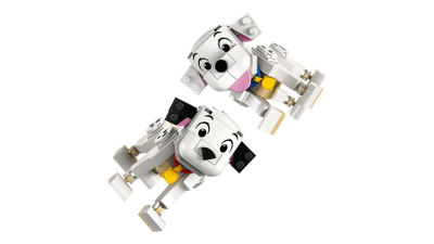 Lodër ndërtime Disney Lucky and Penny 101 Dalmatians Puppies, figurina këlyshë, shumëngjyrëshe