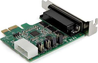 Kartë seriale PCIe StarTech PEX4S952LP, 4 porta DB9, low profile, e zezë