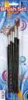 Set furçash pikture Starpak Brush Set 253B, 6 copa, me ngjyra të ndryshme
