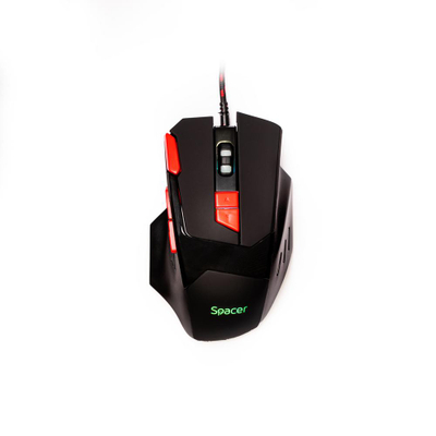 Mouse gaming Spacer, 2400 DPI, RGB, i zi