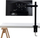 Mbajtëse monitori Lindy Single Display Bracket, krah i rregullueshëm, montim në tavolinë, e zezë
