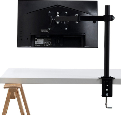 Mbajtëse monitori Lindy Single Display Bracket, krah i rregullueshëm, montim në tavolinë, e zezë