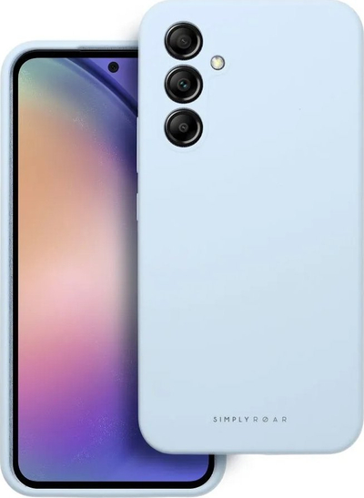 Mbrojtëse telefoni Roar Cloud Skin për Samsung Galaxy A14 4G, silikon, blu e çelët