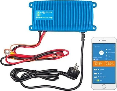 Karikues baterie Victron Energy Blue Smart IP67 12V 17A, me Bluetooth, hyrje 230V CEE 7/7, blu