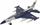 Avion lodër Leantoys Fighter, 1:72, me drita edhe zë, blu navy