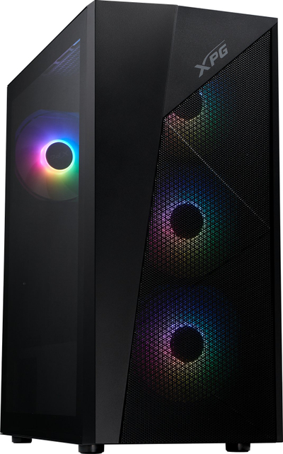 Kutia e kompjuterit XPG LANDER 500, ATX MATX Mini ITX, 4 flladitëse ARGB 120 mm, e zezë