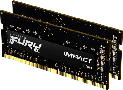 Memorie RAM Kingston Fury Impact, SODIMM, DDR4, 16GB, 3200MHz, CL20