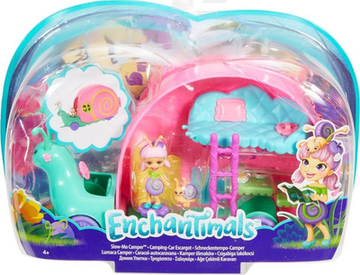 Lodër Enchantimals Flowering Garden Snails Camper
