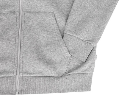 Bluzë me kapuç Puma ESS Big Logo FL për burra, me zinxhir, madhësia M, gri e çelët