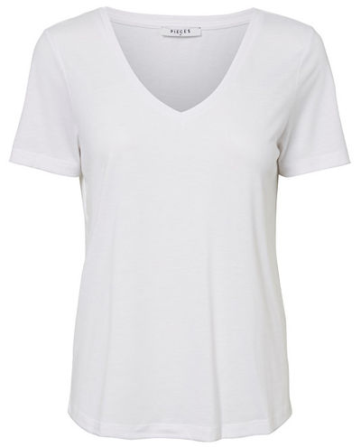 Maicë Pieces Lucy Ss V-Neck, e bardhë XL mIE0094-XL