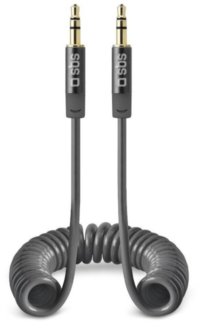 Kabllo audio SBS Jack - Jack, 1.3m, 3.5mm AUX, e zezë