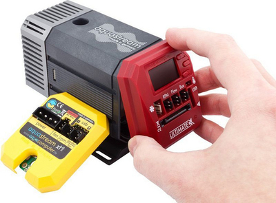Kit upgrade pompe uji Aquacomputer Aquastream XT Ultimate, me ekran OLED, USB, i kuq