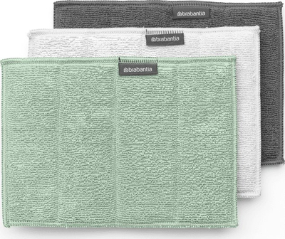 Pëlhura mikrofibre Brabantia Jade Green 215827, set me 3 copa, për pastrim