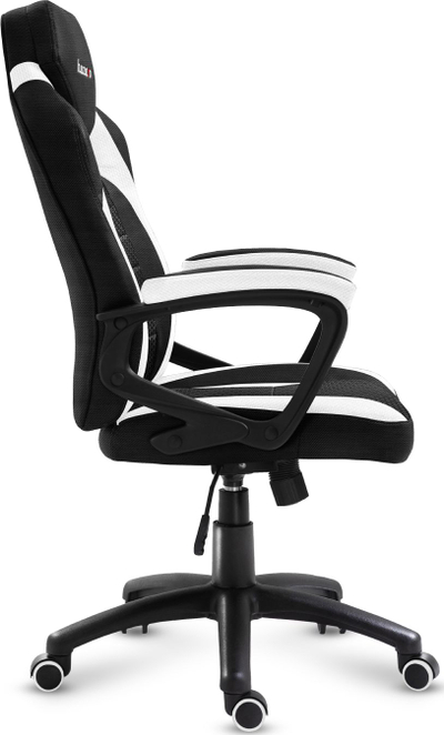 Karrige gaming Huzaro Force 2.5, rrjetë mesh, ergonomike, e bardhë